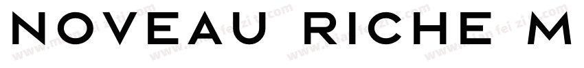 Noveau Riche Medium字体转换